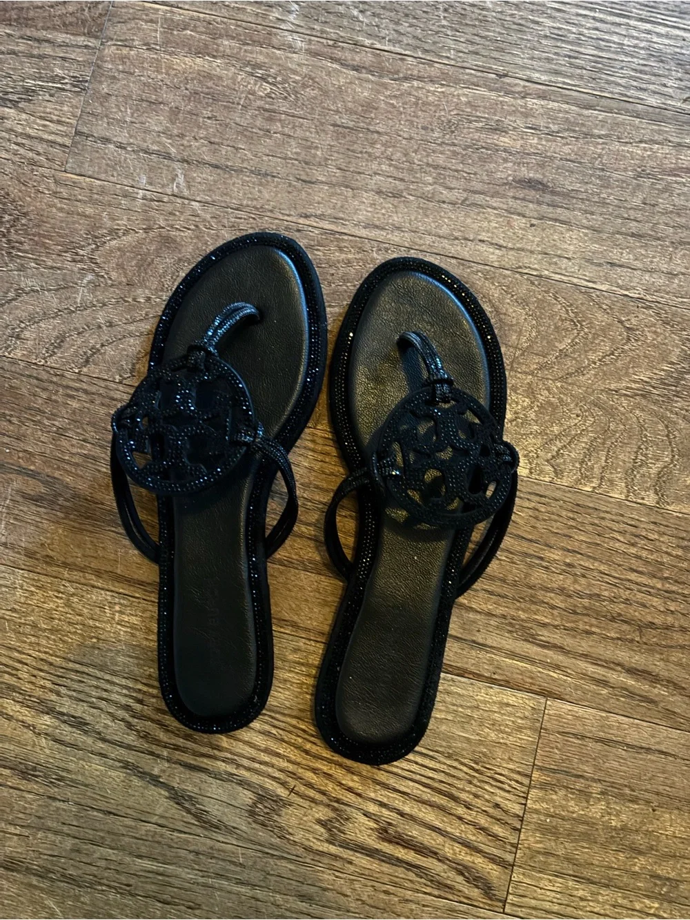 Tory Burch miller knotted pavé sandals - Picture 2 of 2
